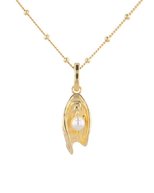 Image of Charms. Product name - Sea Treasure Gold Pendant in colour by brand - LAVANA