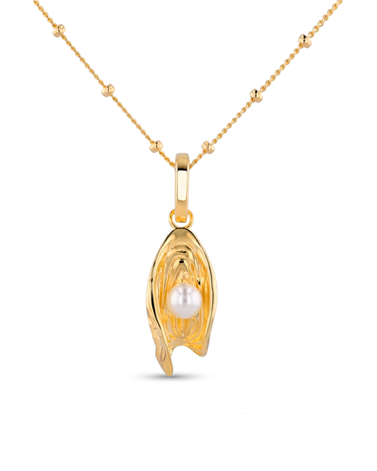 Image of Charms. Product name - Sea Treasure Gold Pendant in colour by brand - LAVANA