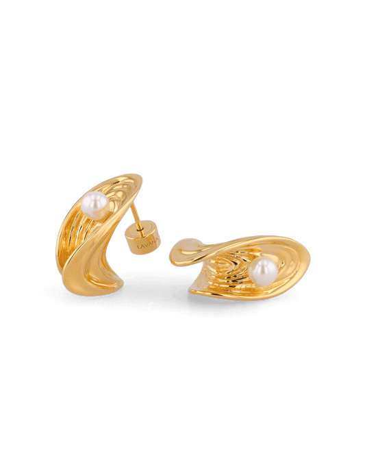 LAVANA Sea Treasure Gold Stud Earrings