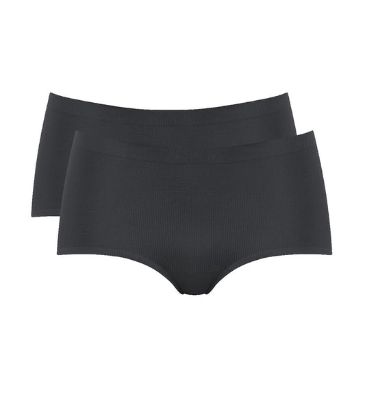 Image of Briefs. Productname: Triumph Sloggi Active Short 2 Pack in Black colour by brand - Triumph