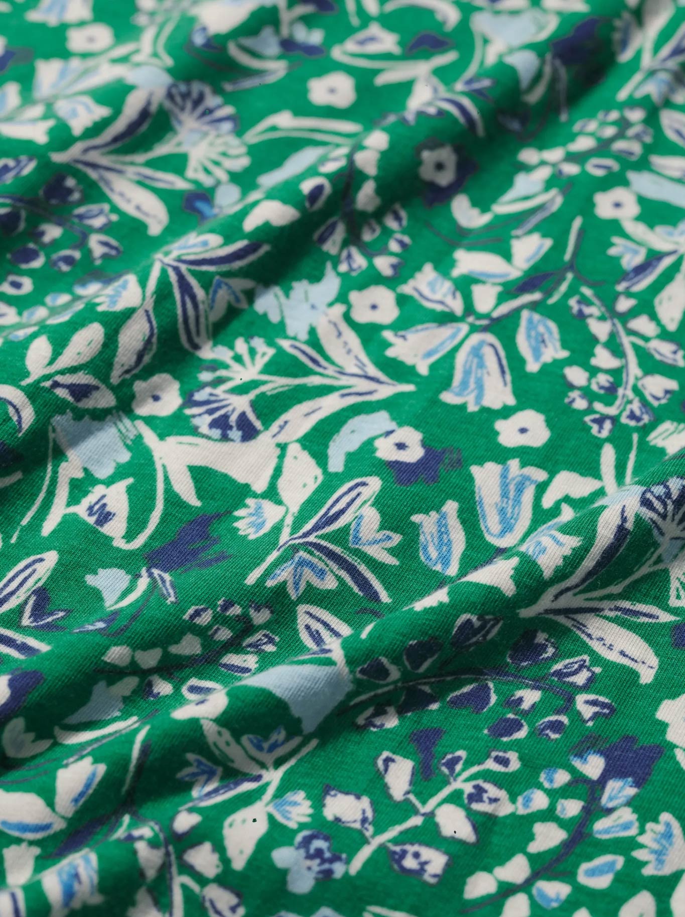 Seasalt Short Sleeve April Dress (Woodland Floral)