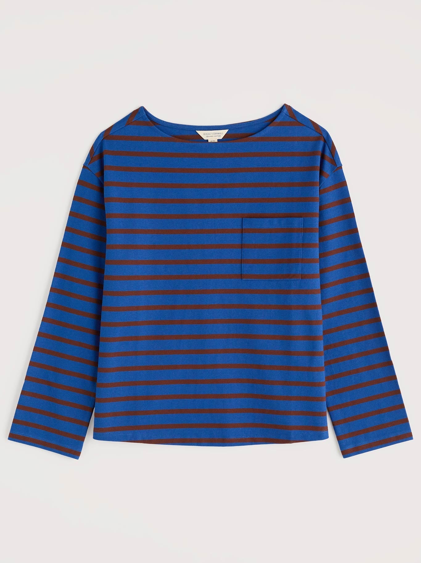 Seasalt Beach Boat Top (Breton Ink Cocoa)
