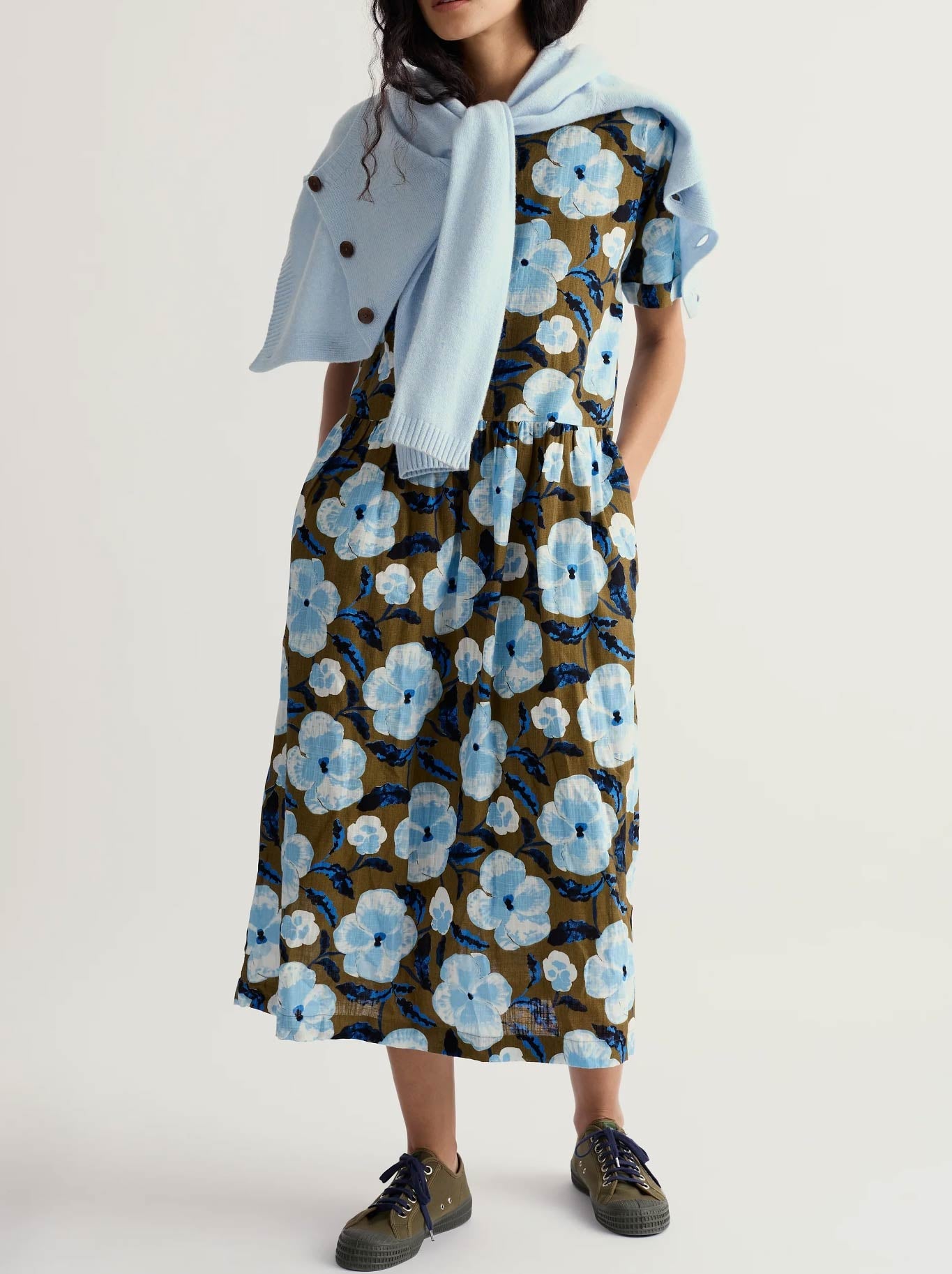 Seasalt Brouse Dress (Pansy Seagrass)