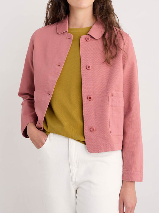Image of Coats & Jackets. Product name - Seasalt Coombe Lane Jacket in Dusty Rose colour by brand - Seasalt