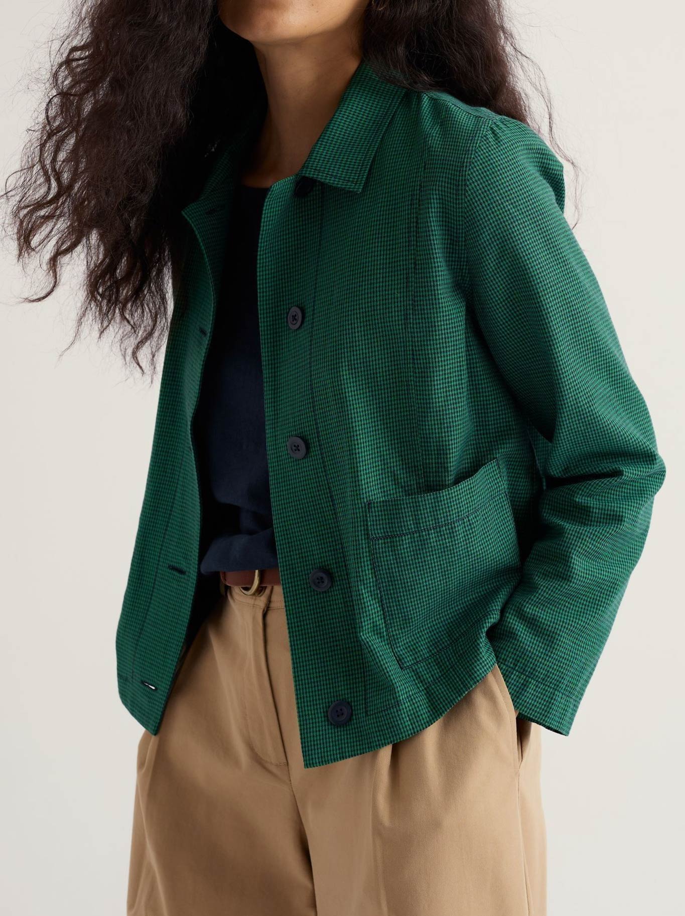 Image of Coats & Jackets. Product name - Seasalt Carnon Downs Jacket in Forest Garden colour by brand - Seasalt