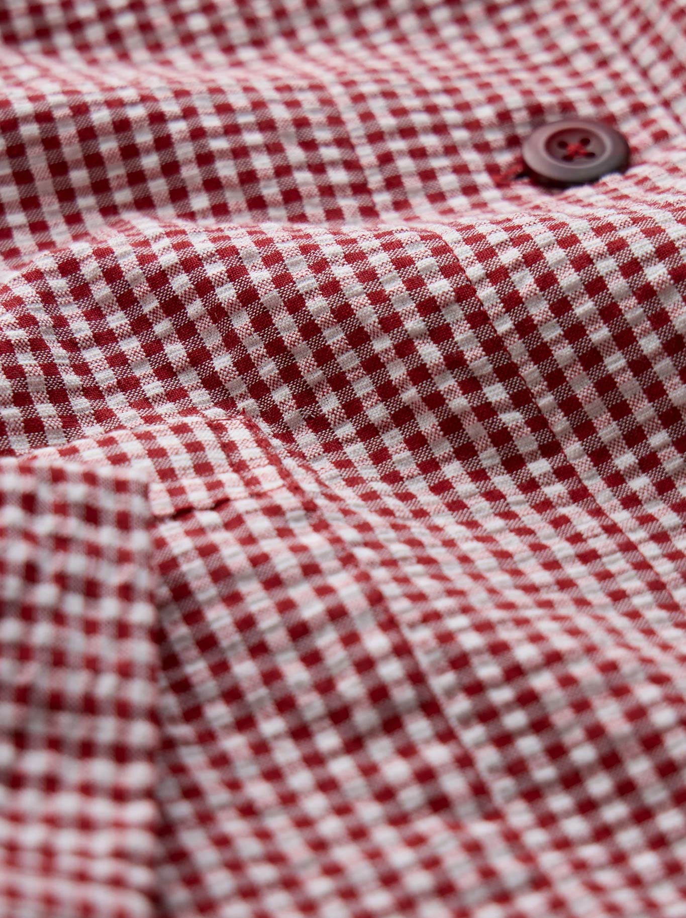 Seasalt Carnon Downs Jacket (Gingham Scarlet)