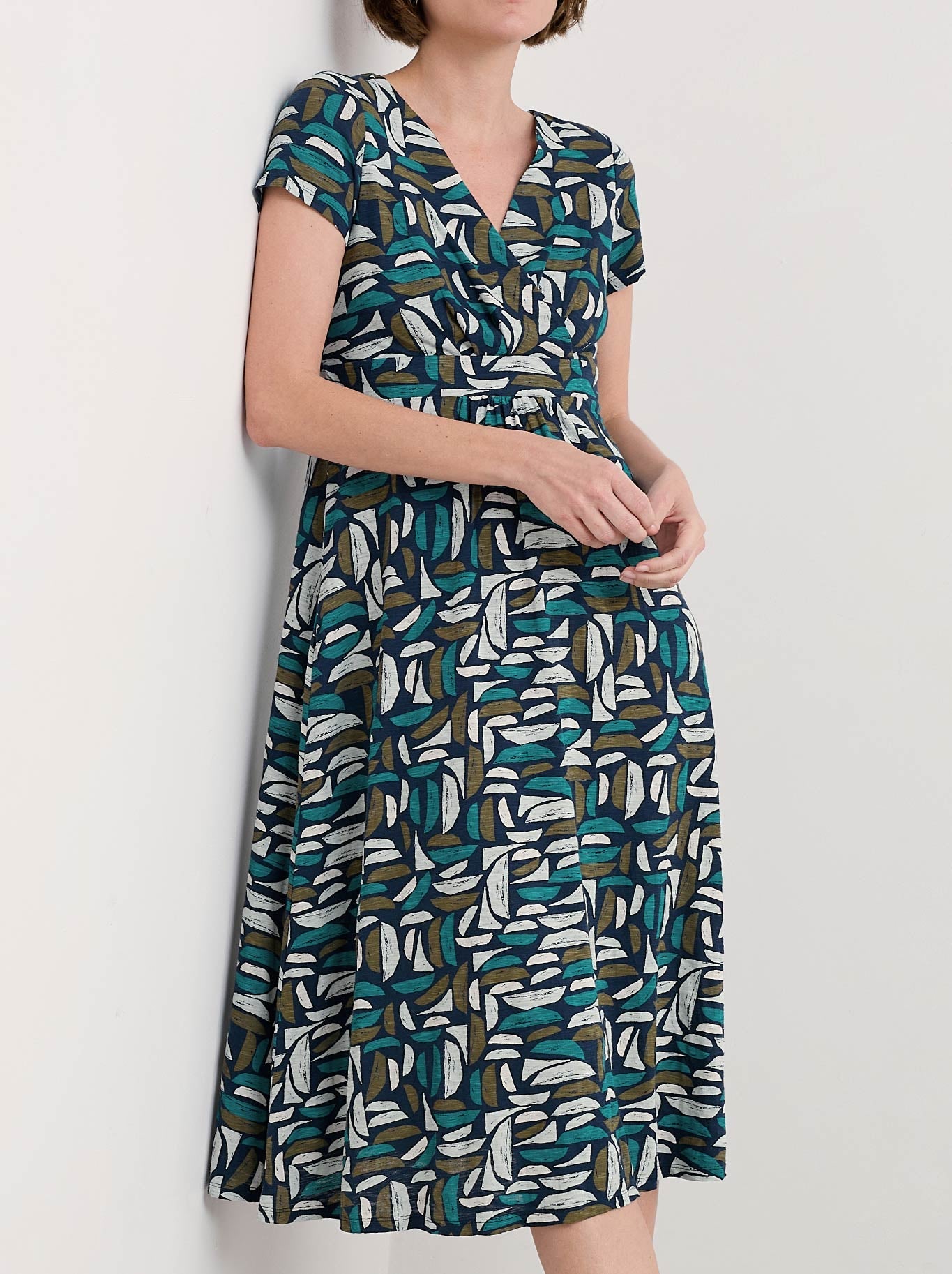 Image of Dresses. Product name - Seasalt Chapelle Dress in Harbour Hulls colour by brand - Seasalt