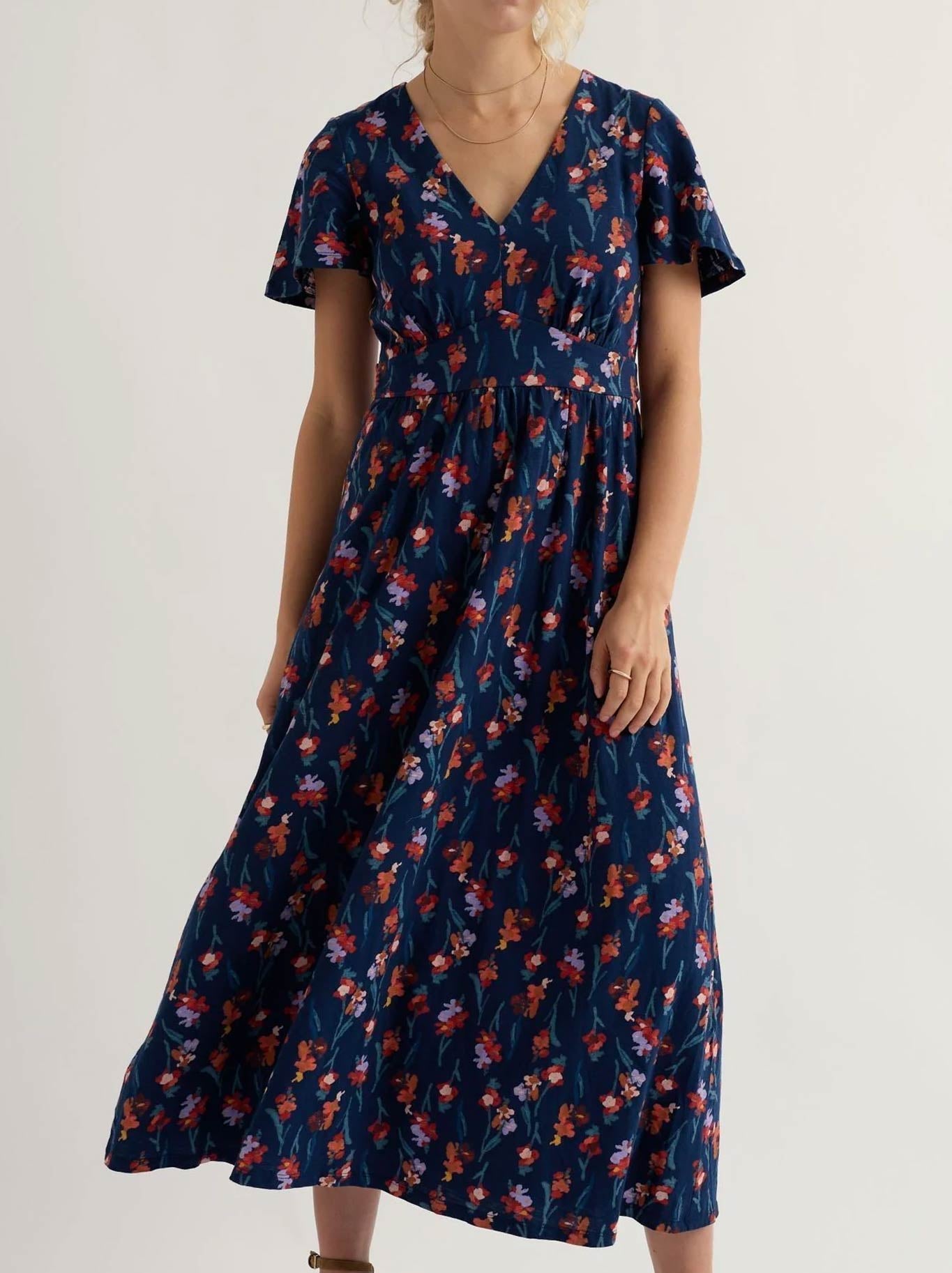 Image of Dresses. Product name - Seasalt Chateaux Dress in Snapdragon Sea Cave colour by brand - Seasalt