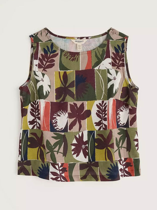 Seasalt Colour Study Top (Floral Splice)