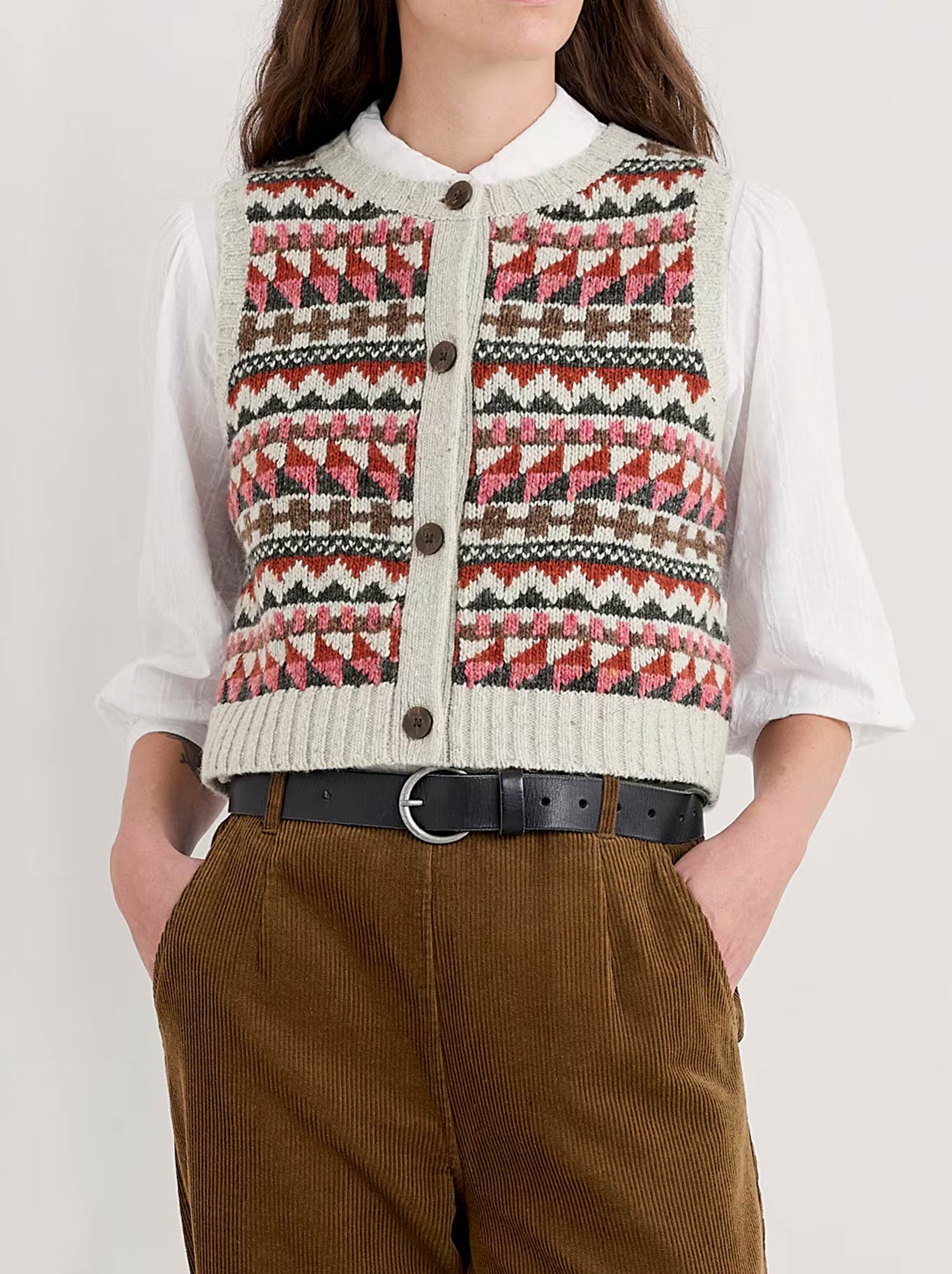 Image of Coats & Jackets. Product name - Seasalt Dawson Pick Vest in Red Sail colour by brand - Seasalt