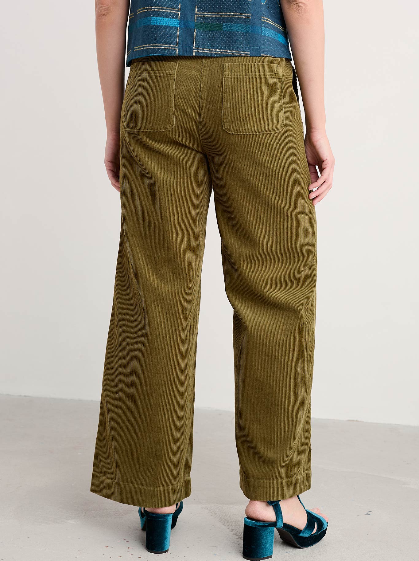 Seasalt Dillwyn Trouser (Bright Olive)