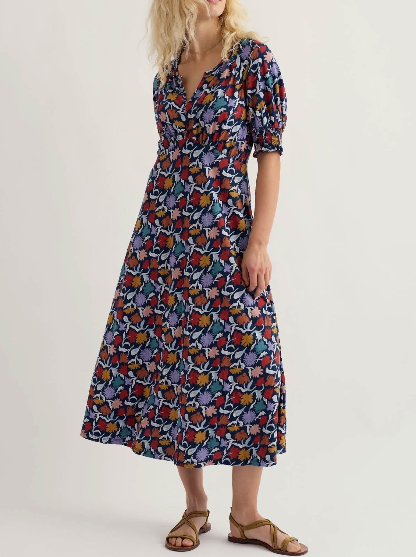 Seasalt Fenil Dress (Floral Sea Cave)