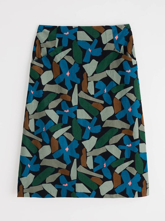Seasalt Forest View Skirt (Flower Onyx)