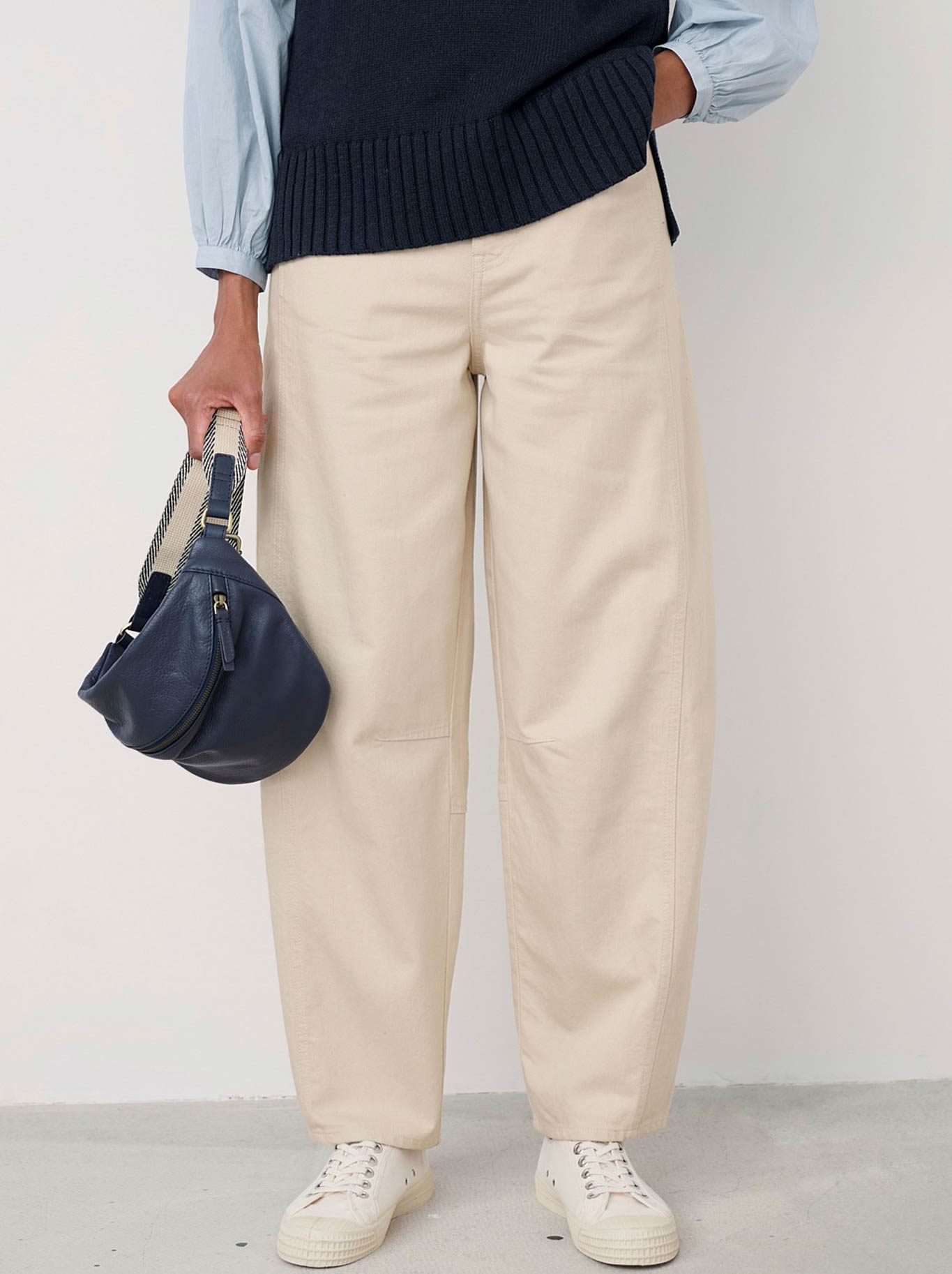 Image of Jeans. Product name - Seasalt Gwenver Jean in Limestone colour by brand - Seasalt