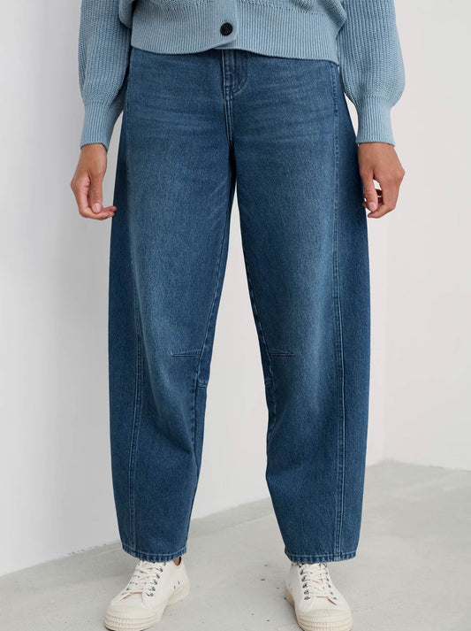 Image of Jeans. Product name - Seasalt Gwenver Jean in Mid Wash colour by brand - Seasalt