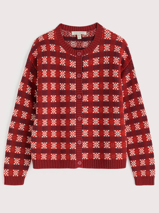 Seasalt Kensa Cardigan (Deep Rust Chalk)