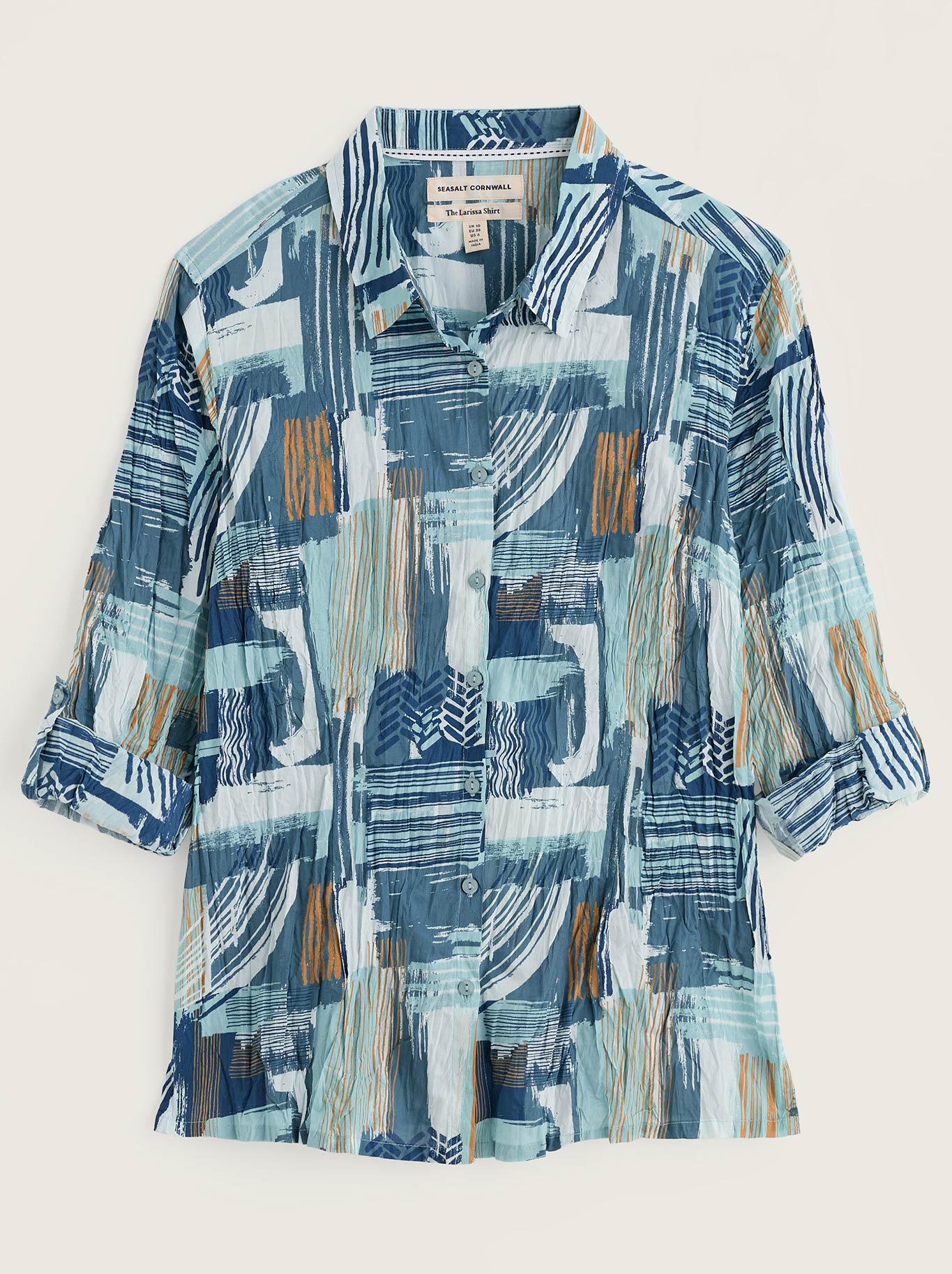 Seasalt Larissa Shirt (Aerial Marks Reflection)