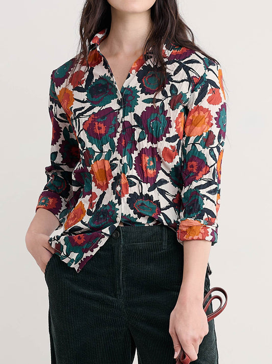 Image of Shirts. Product name - Seasalt Larissa Shirt in Aran colour by brand - Seasalt