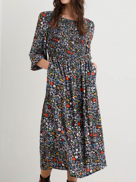 Image of Dresses. Product name - Seasalt Meadowsweet Dress in Maritime colour by brand - Seasalt