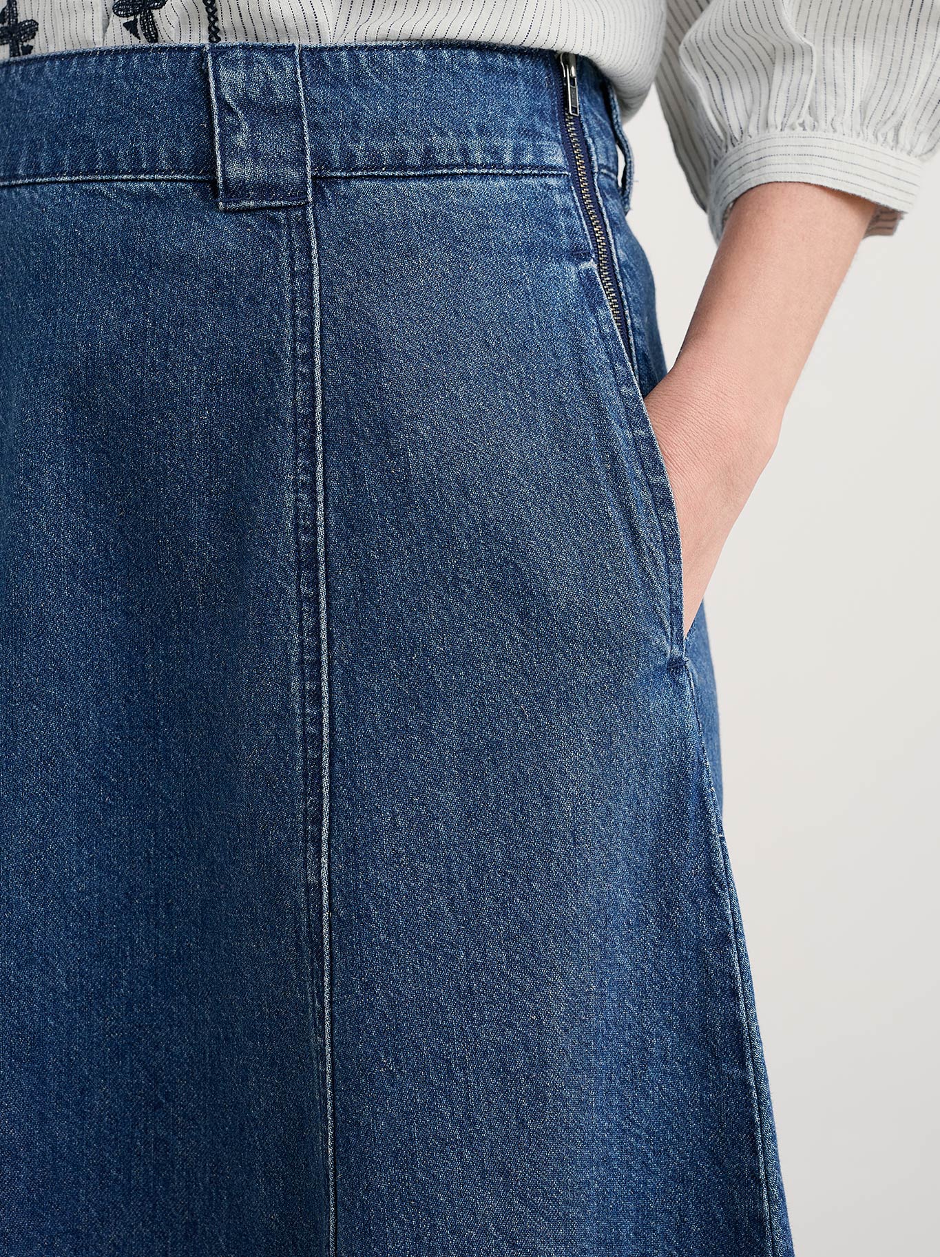 SEASALT RESTHARROW SKIRT (Mid Wash)