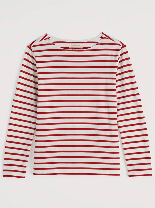 Seasalt Sailor Shirt (Breton Deep Rust)