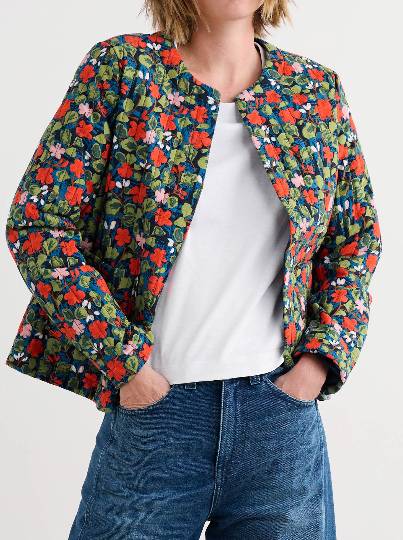 Image of Coats & Jackets. Product name - Seasalt Samson Hill Jacket in Houseplant Maritime colour by brand - Seasalt