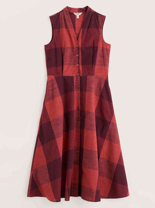 Seasalt Sleeveless Carved Wood Dress (Umber)