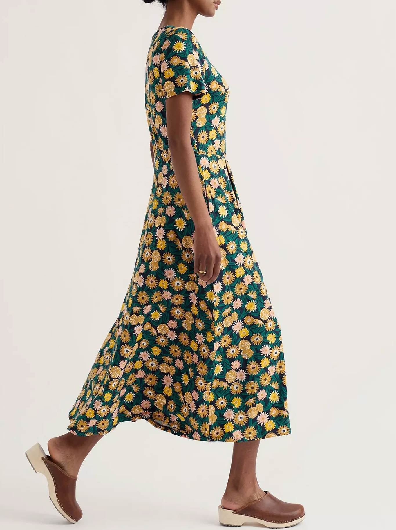 Seasalt Short Sleeve Veronica Dress (Marigold Meadow)