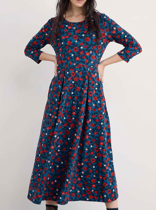Image of Dresses. Product name - SEASALT VERONICA DRESS in Plants Shore colour by brand - Seasalt