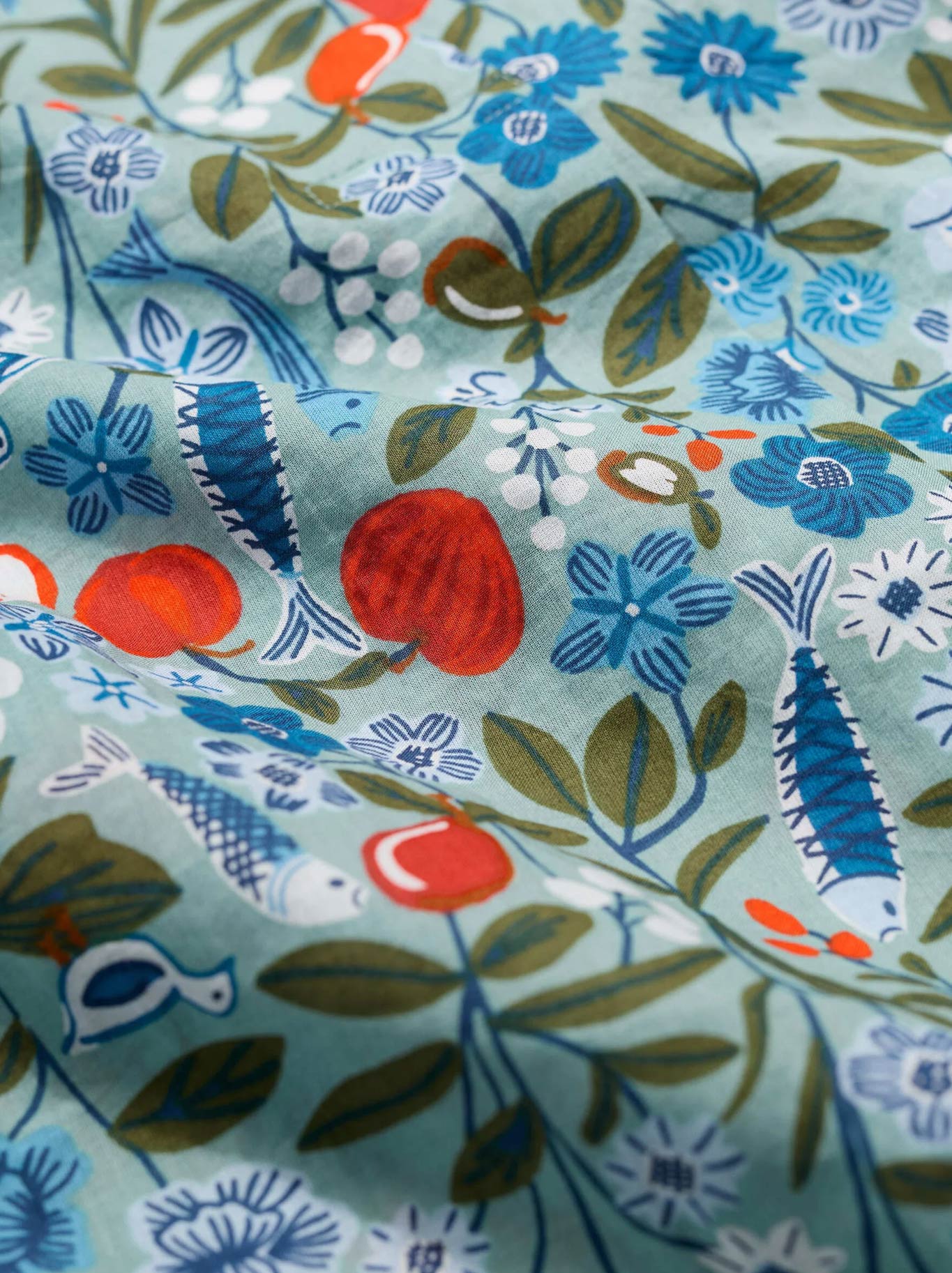 SEASALT WATERCOLOUR SKETCH TOP (Sea Holly)