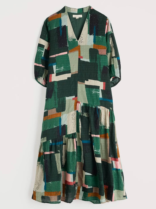 Seasalt Windblown Dress (Aerial Field Coppice)