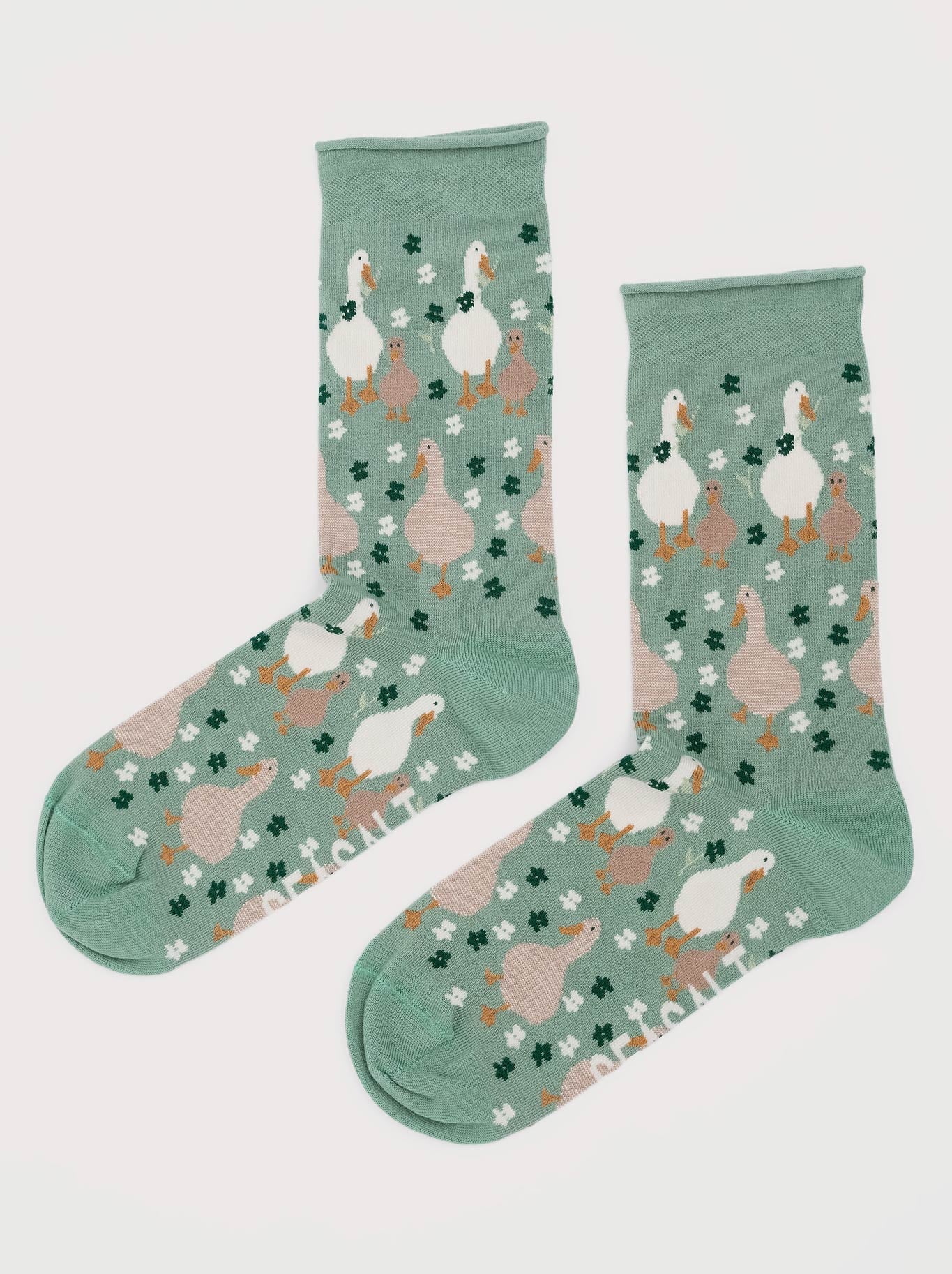 Image of Socks. Product name - Seasalt Bamboo Arty Socks in Basil colour by brand - Seasalt