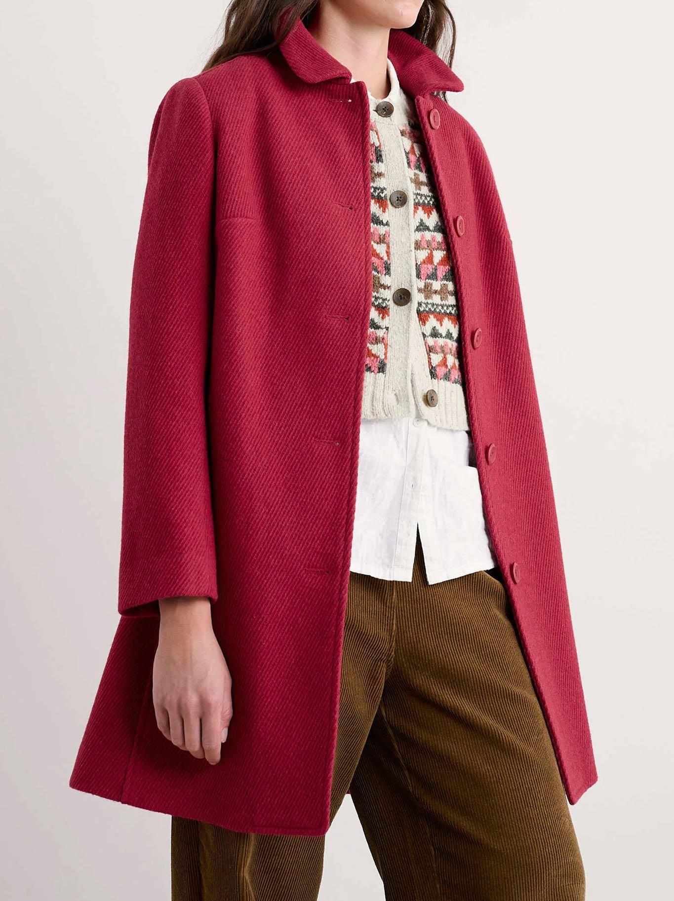 Image of Coats & Jackets. Product name - Seasalt Wood Cabin Coat in Maple colour by brand - Seasalt