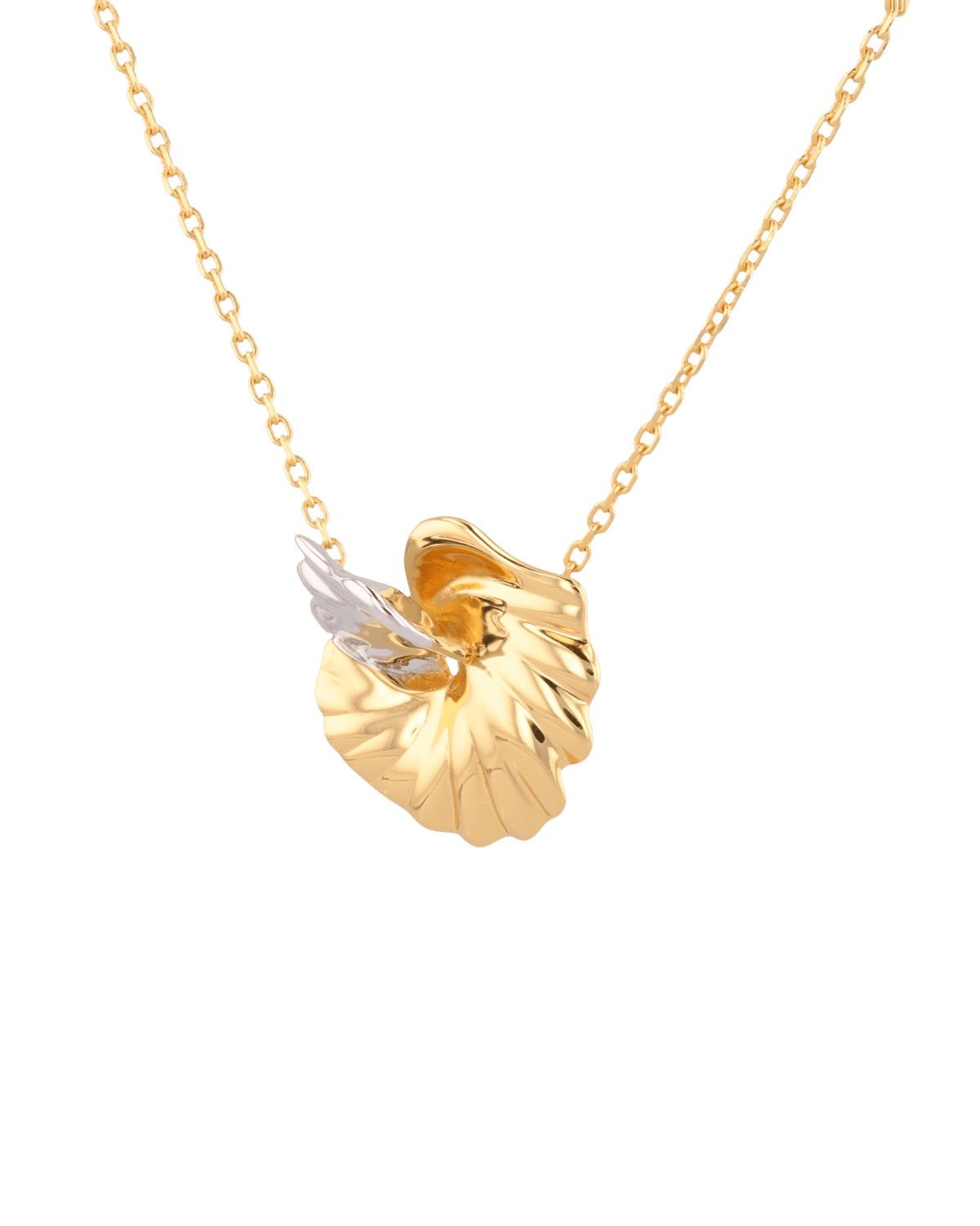 LAVANA Seashell Two-Tone Necklace