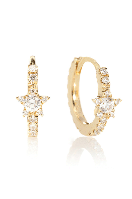 Image of Earrings. Productname: Jewel Citizen | Shine Hoop Earrings in Gold colour by brand - Jewellery