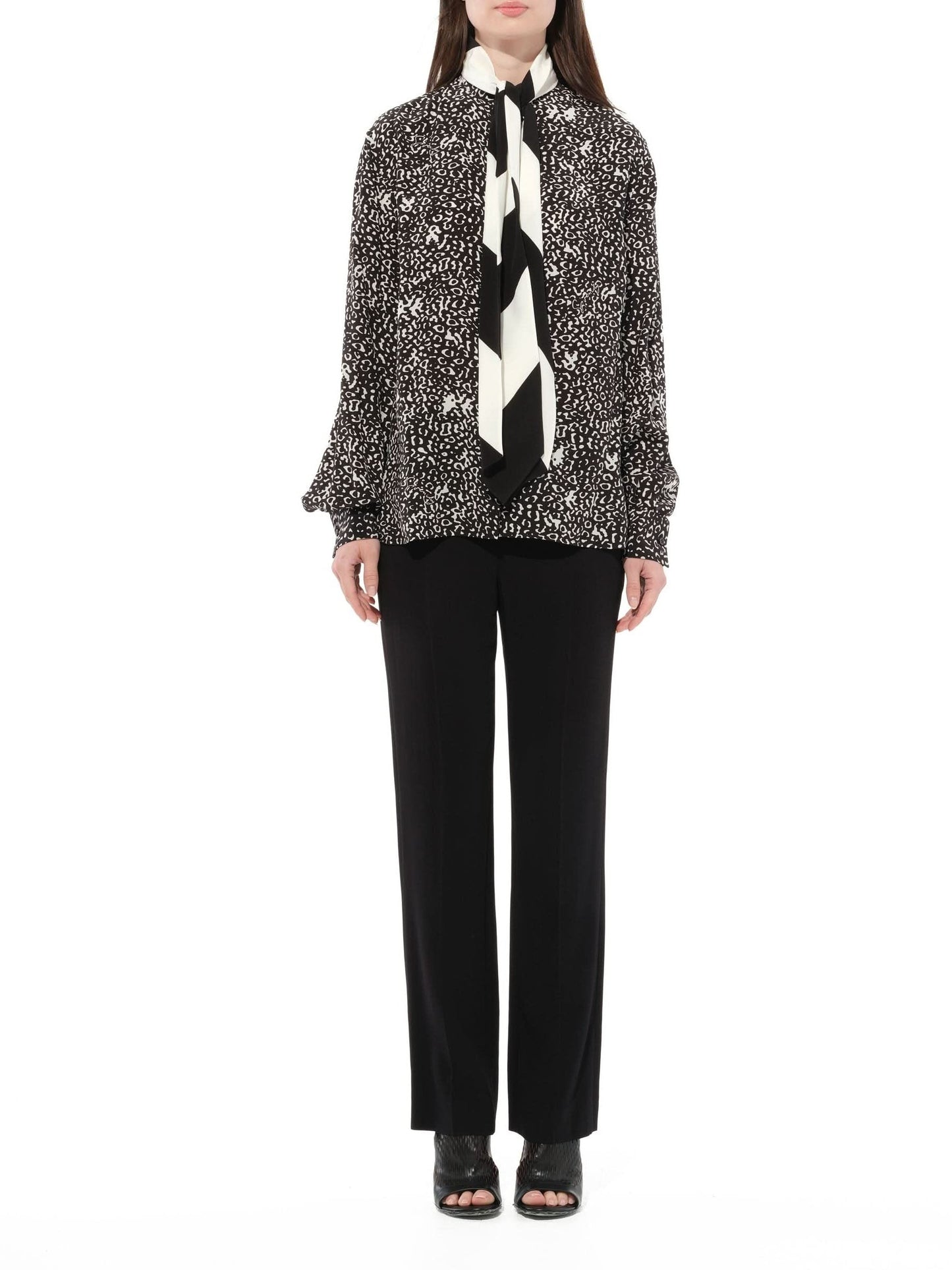 GIVENCHY Shirt With Scarf (Black)