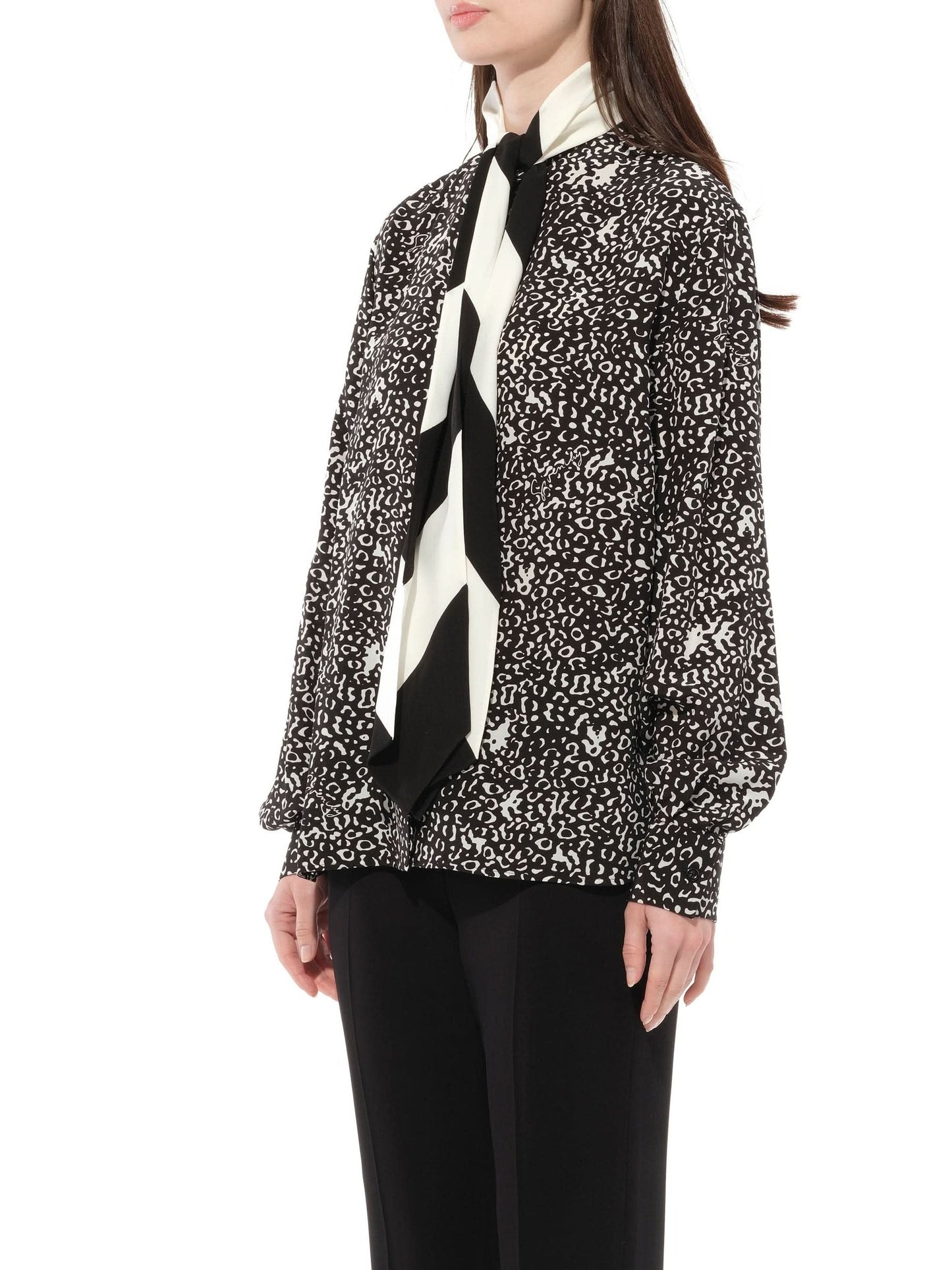 GIVENCHY Shirt With Scarf (Black)