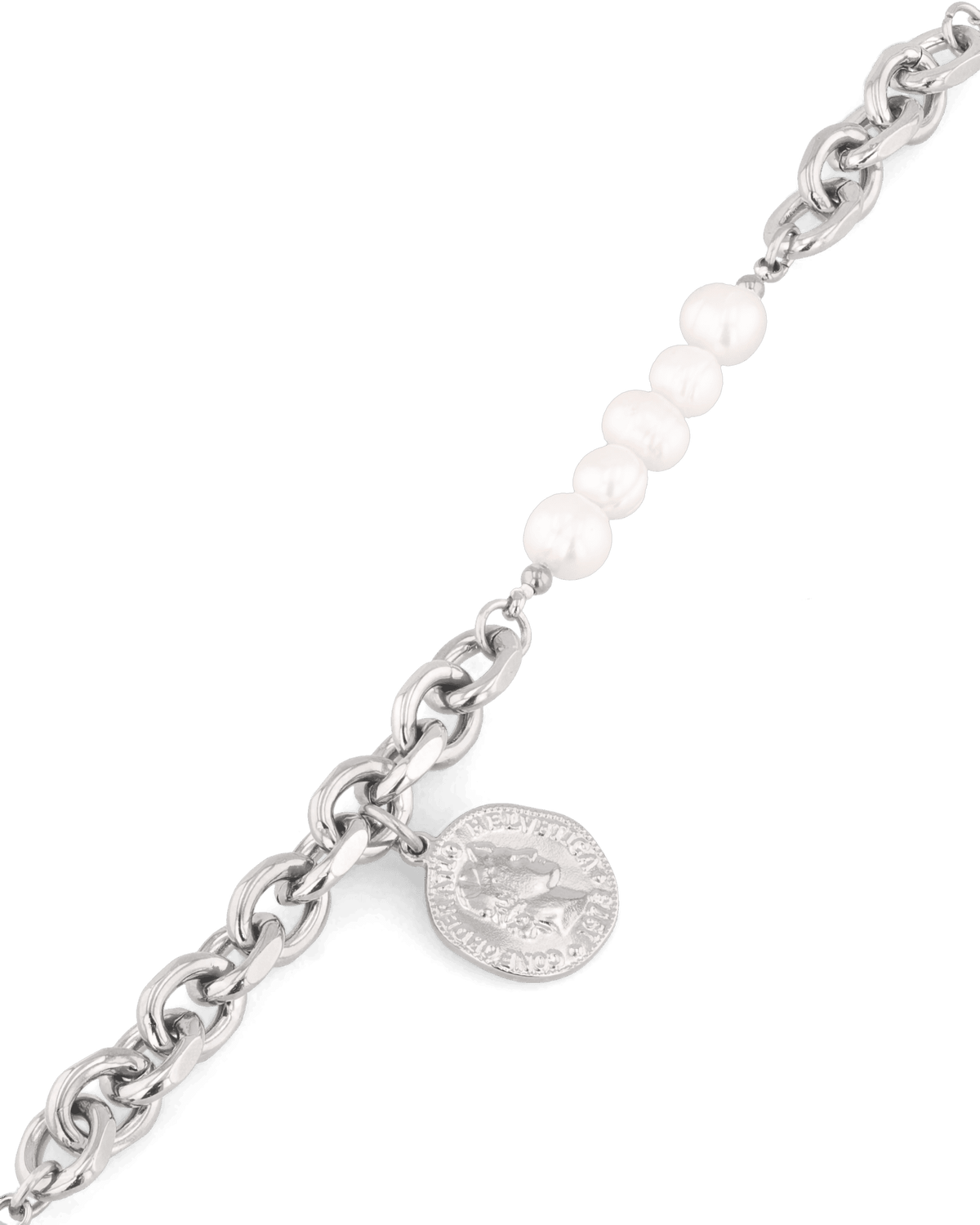 LAVANA Sicily Silver Pearl Bracelet