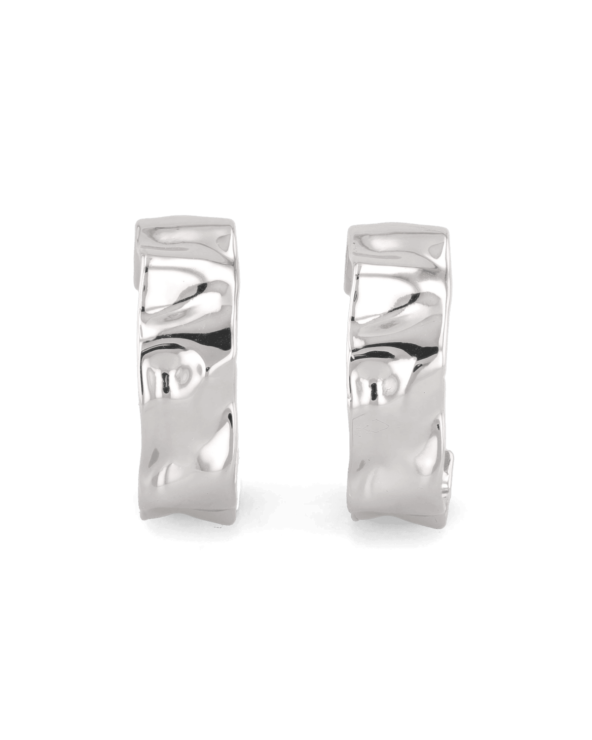 LAVANA Sirocco Silver Hoop Earrings