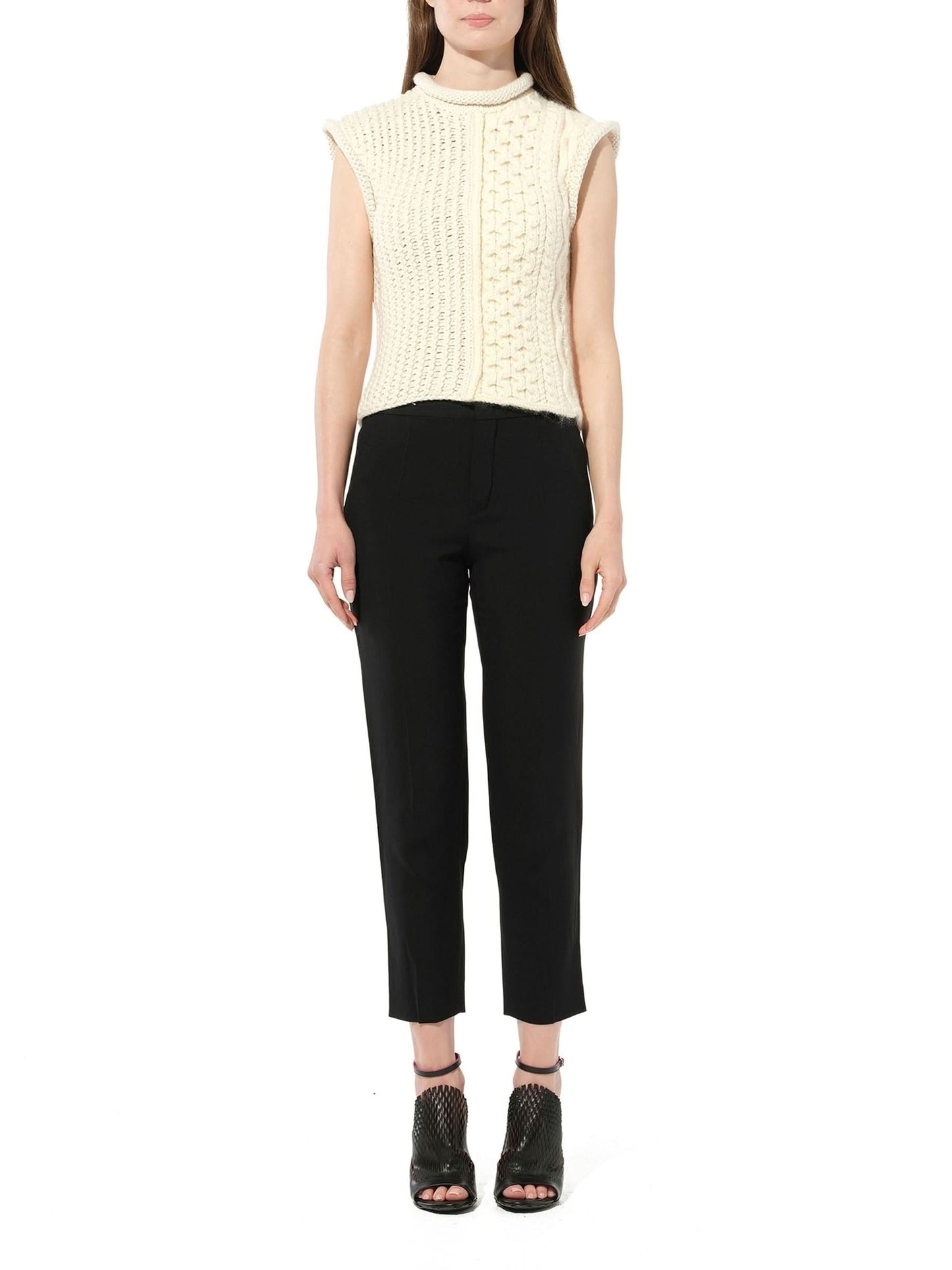 CHLOE Sleeveless Top (White)
