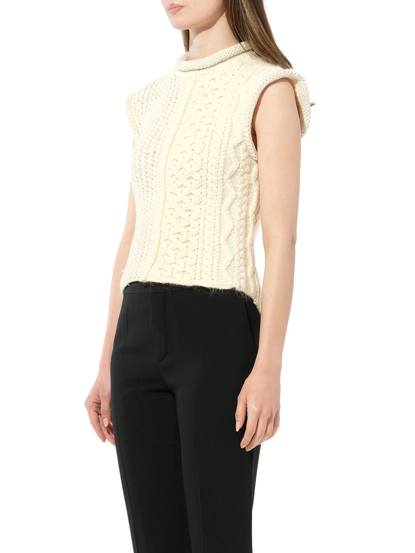 CHLOE Sleeveless Top (White)