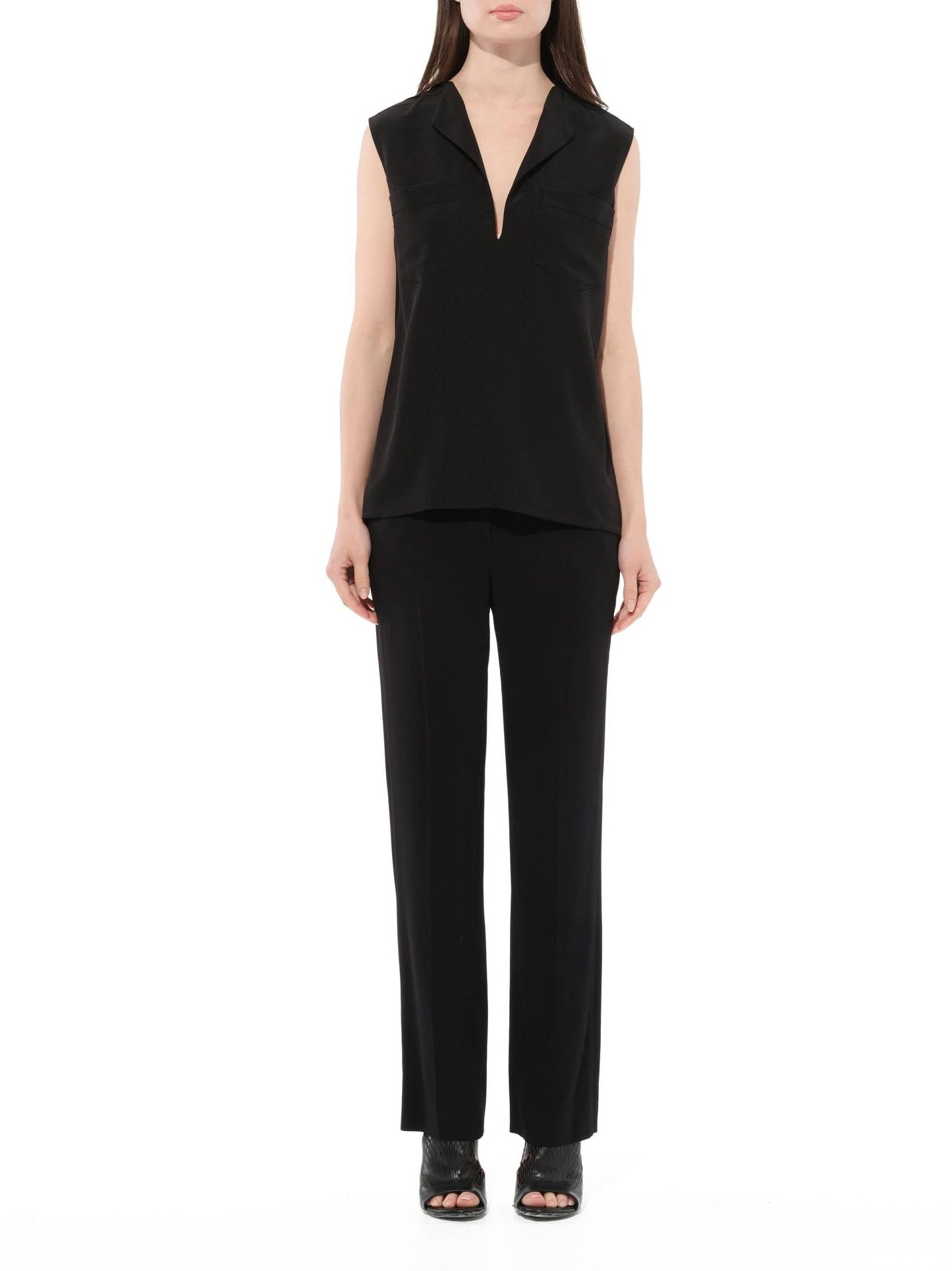 GIVENCHY Sleeveless Shirt (Black)