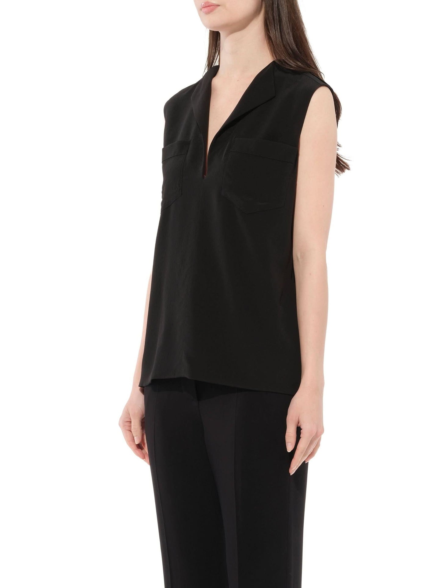 GIVENCHY Sleeveless Shirt (Black)