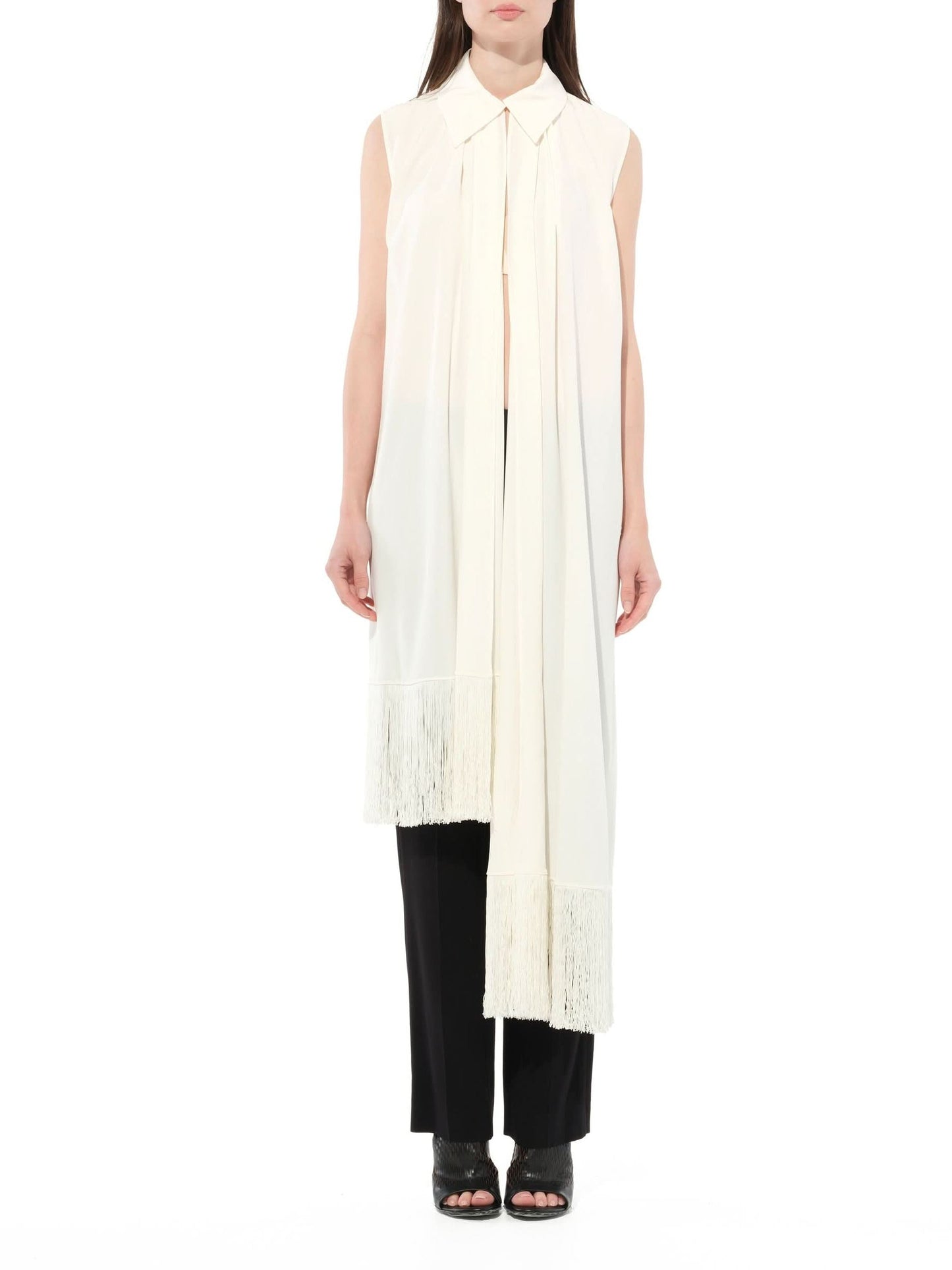 GIVENCHY Sleeveless Shirt (White)