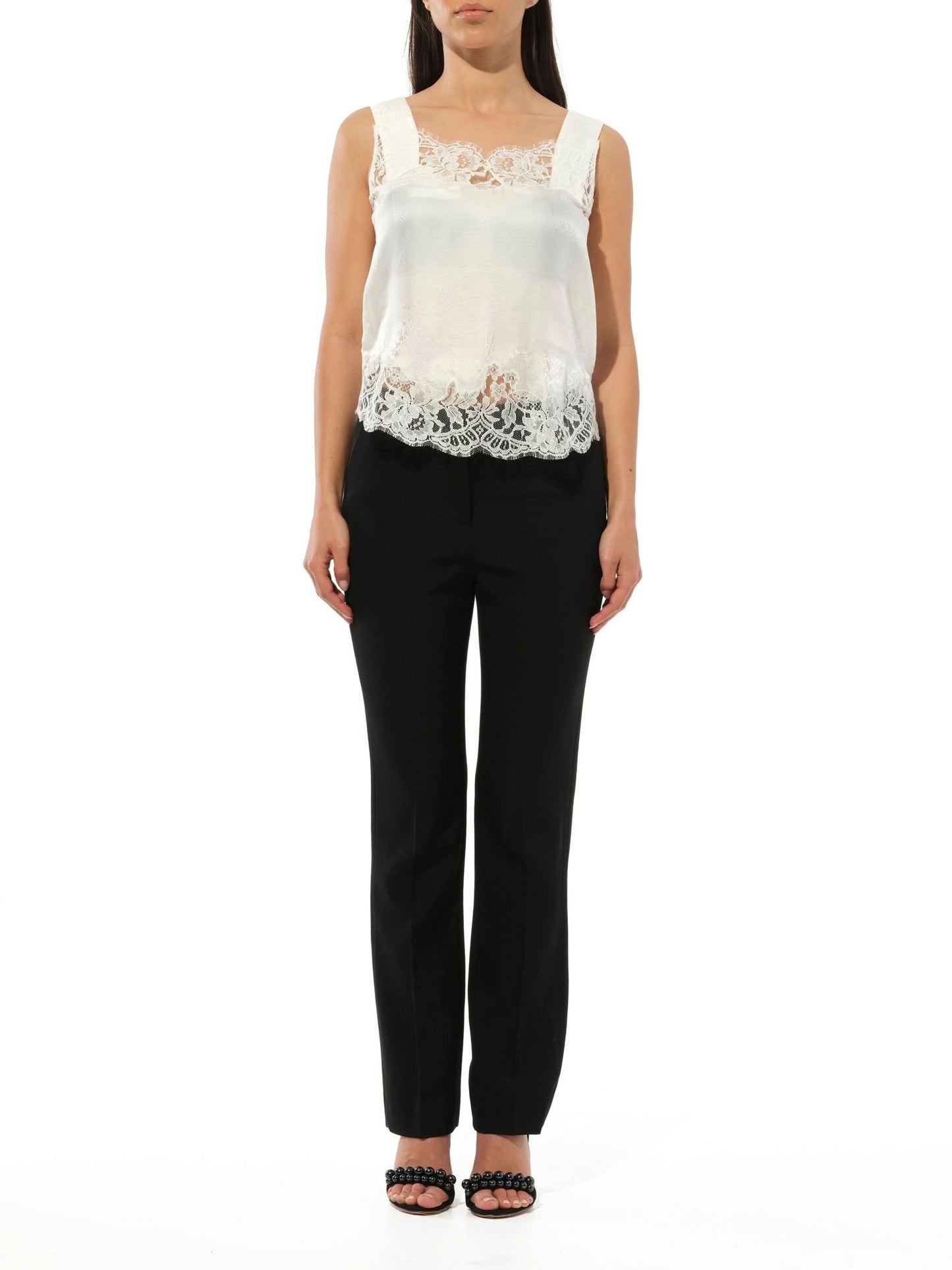 GIVENCHY Sleeveless Tops (White)