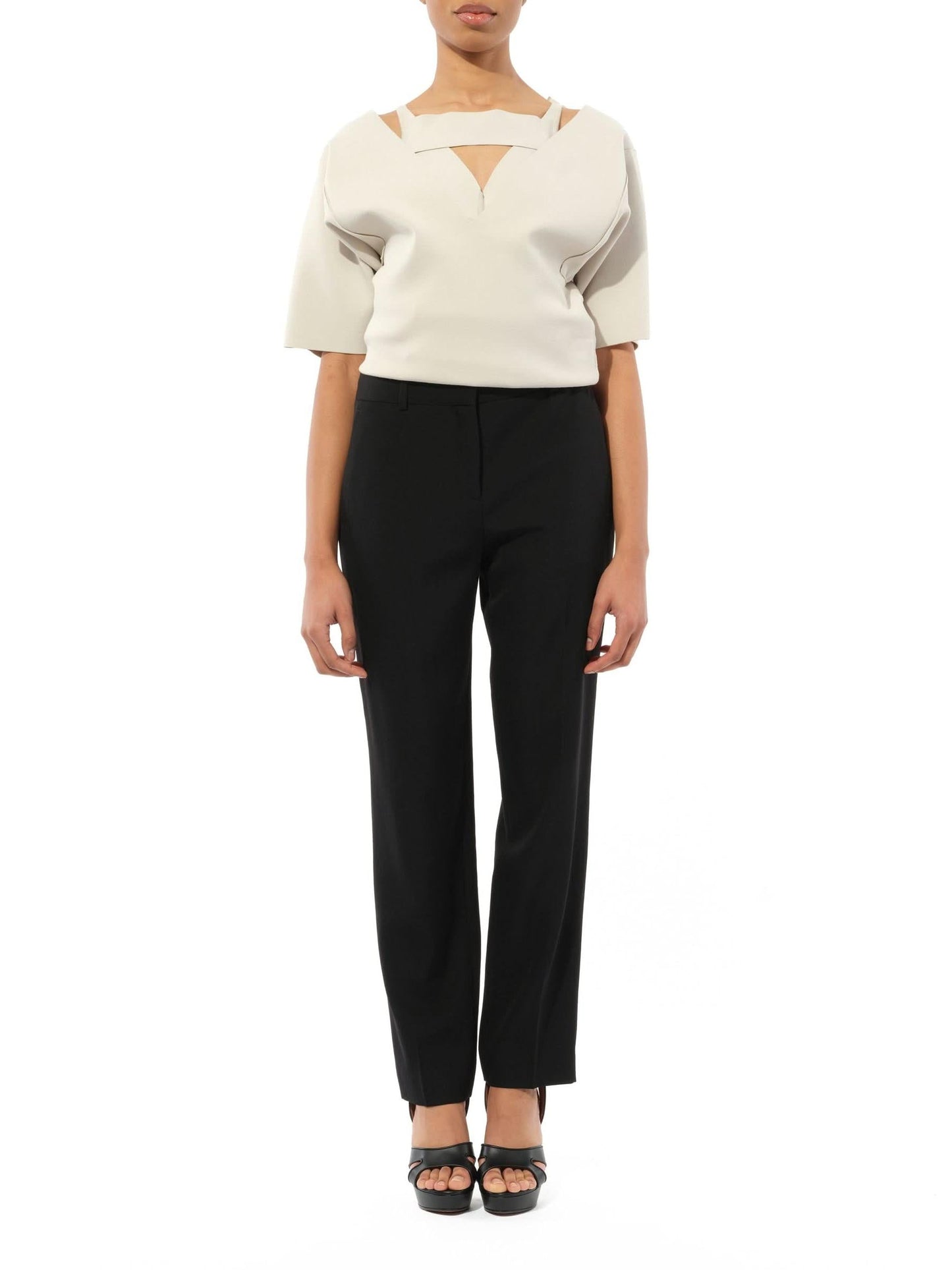 RICK OWENS Sling Double Top (White)