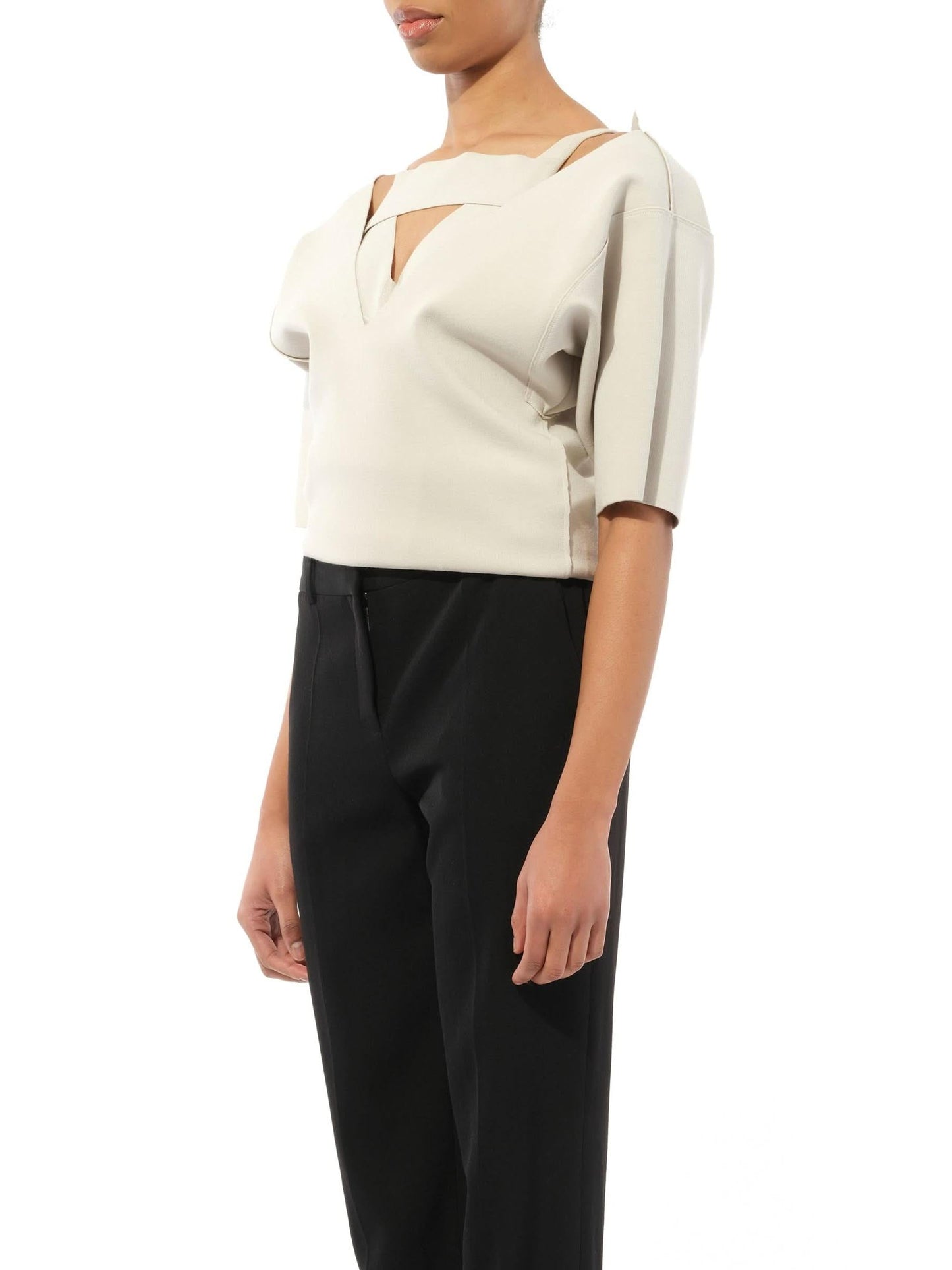 RICK OWENS Sling Double Top (White)