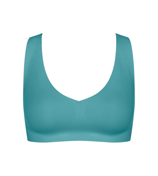 Image of Bras. Productname: Triumph Sloggi Zero Feel 2.0 Bralette in Quiet Turquoise colour by brand - Triumph