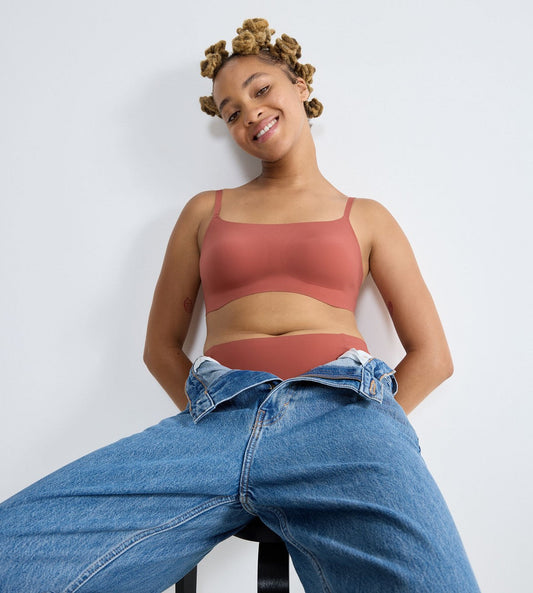 Image of Bras. Productname: Triumph Sloggi Zero Feel 2.0 Ultra Bra in Candid Orange colour by brand - Triumph