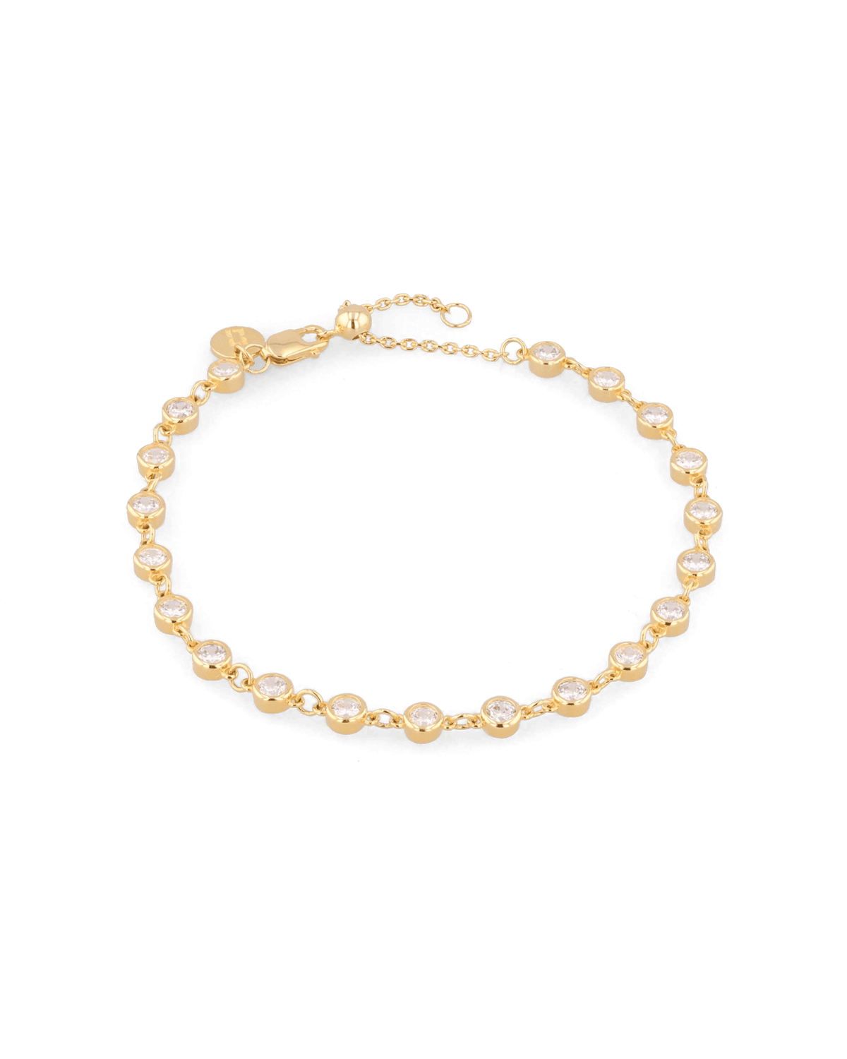 Image of Bracelets. Product name - Large Illuminate Gold Diamond Bracelet in colour by brand - LAVANA